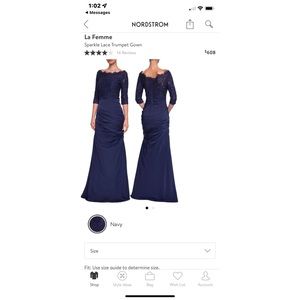 Sparkle Lace Trumpet Gown Style # 5659596